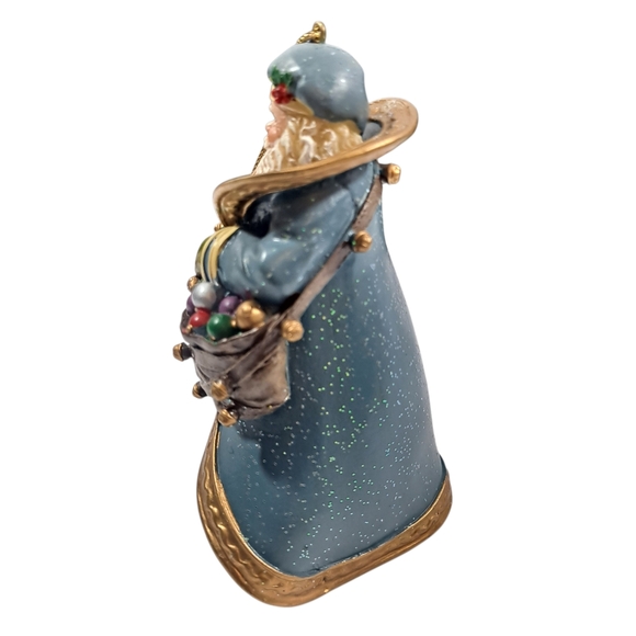 VTG Ashton Drake Thomas Kinkade A Celebration Of Simpler Times Santa Ornament - Picture 4 of 8